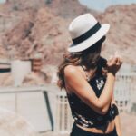 Woman Hat - women's black cropped top