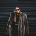 Fur Coat - woman wearing brown fur coat