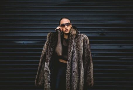 Fur Coat - woman wearing brown fur coat